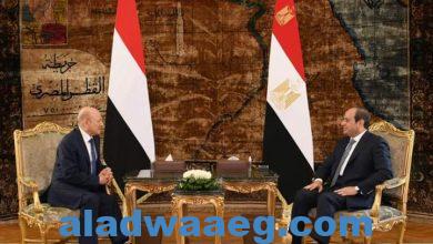 صورة الرئيس السيسي يؤكد الموقف المصري الثابت إزاء دعم وحدة وسيادة الدولة اليمنية