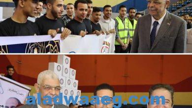 صورة رئيس جامعة المنوفية يشارك طلاب أسرة من أجل مصر في مبادرة من” أجل الخير