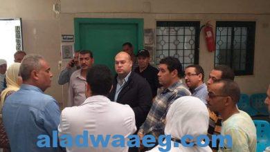 صورة نائب المحافظ بمستشفي مبارك المركزي ومركز الرعاية الصحية والمخابز بمنشأة القناطر