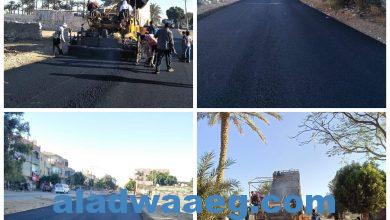 صورة محافظة الفيوم ترفع من كفاءة الطرق الداخلية لقري الفيوم