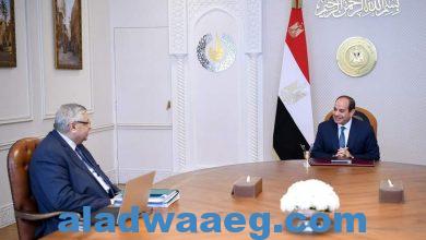 صورة السيد الرئيس يجتمع مع مستشار رئاسة الجمهورية لشؤون الصحة والوقاية