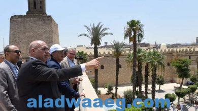 صورة من نقطة مشاهدة أعلى مسجد الحاكم بأمر الله:رئيس الوزراء يتابع سير العمل بعدد من قطاعات التطوير لإعادة إحياء القاهرة التاريخية