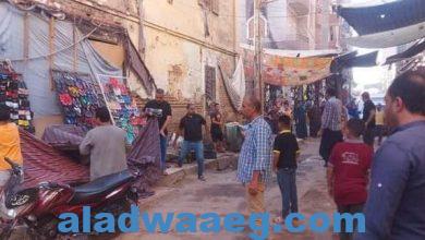 صورة حملة إشغالات بشوارع ملوى بالمنيا تسفر عن تحرير ٥٨ محضر
