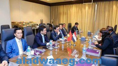 صورة د.رانيا المشاط تعقد جلسة مباحثات مع نائب رئيس وزراء فيتنام خلال زيارته لمصر
