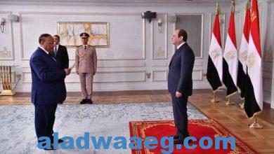صورة الرئيس السيسي يشهد اليوم أداء حلف اليمين لكل من السادة المستشارين