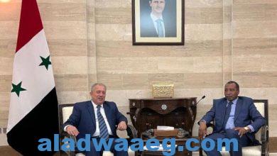 صورة رئيس مجلس الوزراء بالجمهورية السورية يستقبل المدير العام للمنظمة العربية للتنمية الزراعية