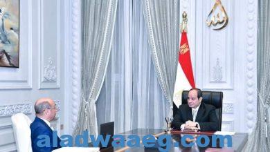 صورة اجتماع للسيد رئيس الجمهورية بوزير العدل