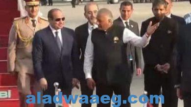 صورة الرئيس السيسى يصل إلى الهند للمشاركة في قمة العشرين
