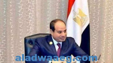 صورة السيد الرئيس يتقدم بخالص العزاء لأسر الضحايا المصريين المتوفين بليبيا