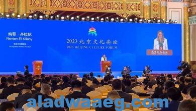 صورة وزيرة الثقافة المصرية تُشارك في افتتاح “منتدى بكين الثقافي”