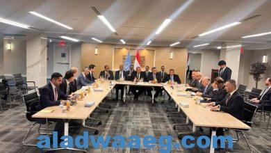 صورة الاجتماع الوزاري للآلية التعاون الثلاثي بين مصر والأردن والعراق
