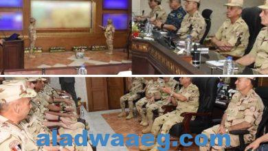 صورة وزير الدفاع يشهد تنفيذ مشروع مراكز القيادة التعبوى للجيش الثانى الميدانى