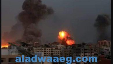 صورة قطاع غزة. الطائرات الإسرائيلية تشن هجوما ضخما وعنيفا على عموم مناطق قطاع غزة