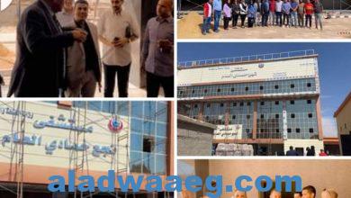 صورة “الشعب الجمهورى” يتابع التجهيزات النهائية بمستشفى نجع حمادى العام