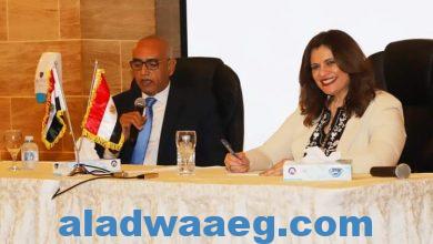 صورة وزيرة الهجرة تقابل أبناء الجالية المصرية بالسعودية ضمن حملة “شارك بصوتك