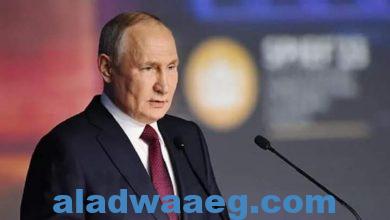صورة جمل نارية وقوية لبوتين خلال كلمته في المؤتمر السنوي لمجمع الشعب الروسي العالمي