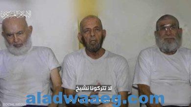 صورة محتجزين إسرائيلين كبار فى السن يطالبون بالإفراج عنهم بأى ثمن