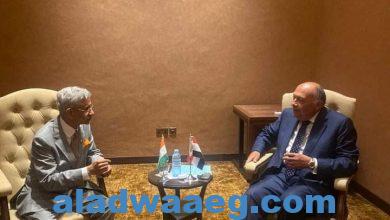 صورة وزير الخارجية يلتقي بوزير خارجية الهند، ويؤكد على خصوصية وأهمية العلاقات الاستراتيجية بين الدولتين