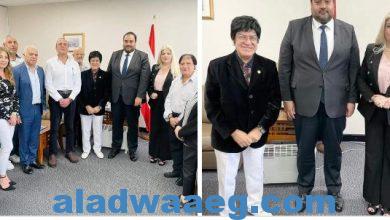 صورة ملك الاورغ الدكتور مجدي الحسيني يزور قنصلية لبنان العامة في ملبورن