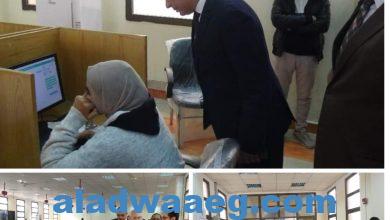 صورة بالصور جولة تفقدية جديدة لـ “رئيس جامعة المنيا” بمركز الاختبارات الإلكترونية