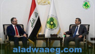 صورة المعاون السياسي لمنظمة بدر يستقبل نائب السفير الاسترالي في بغداد