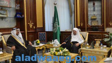 صورة رئيس البرلمان العربي يلتقي مع  رئيس مجلس الشورى السعودي بالرياض