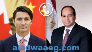 صورة تلقى السيد الرئيس عبد الفتاح السيسي اتصالاً هاتفياً من رئيس الوزراء الكندي “چاستن ترودو
