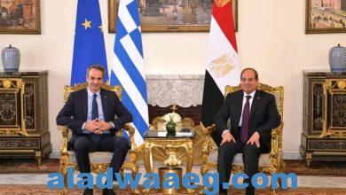 صورة الرئيس السيسي يستقبل السيد “كيرياكوس ميتسوتاكيس”، رئيس وزراء اليونان،