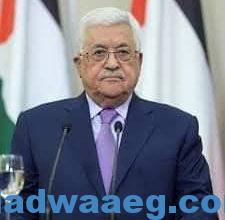صورة الرئيس الفلسطيني محمود عباس عقب أداء الحكومة الجديدة اليمين الدستورية: