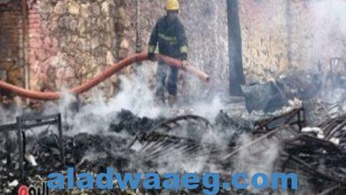 صورة الانتهاء من عمليات تبريد حريق استوديو الأهرام والعقارات المجاورة 