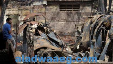 صورة النيابة العامة تصدر بيانا عن ملابسات حريق استوديو الأهرام