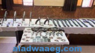 صورة ضبط شخصين بحوزتهما 10 قطع أسلحة نارية في القاهرة