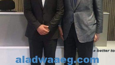 صورة احمد الوكيل رئيس اتحاد الغرف التجارية المصرية الأفريقية يستقبل السفير داني الأشقر رئيس مجموعة شركات برنس انفست العالمية